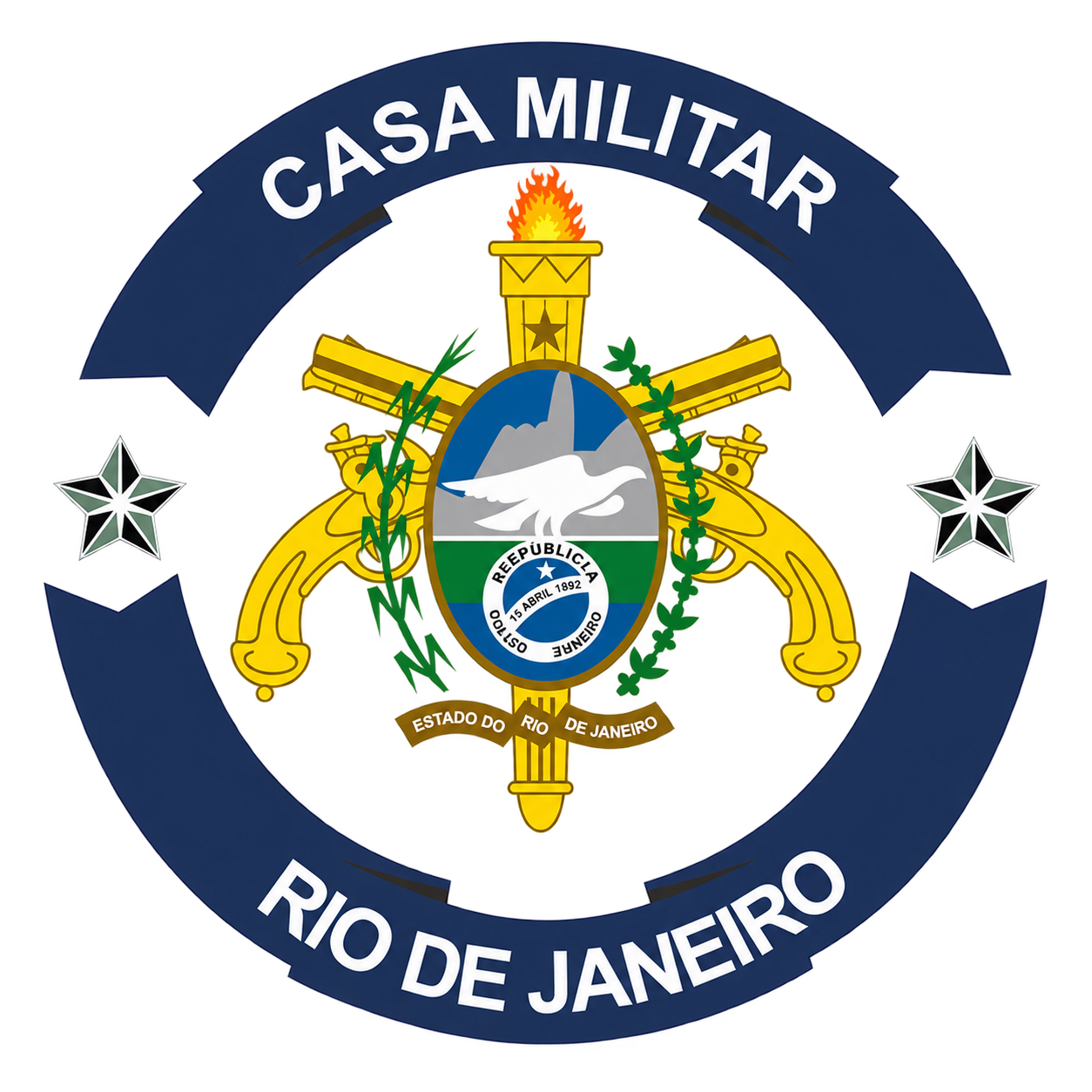 Brasão da Casa Militar do Estado do Rio de Janeiro