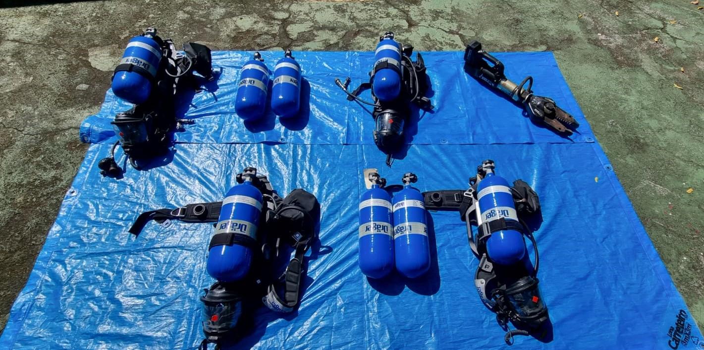 SAPREV recebe equipamentos autônomos de proteção respiratória (EPR)