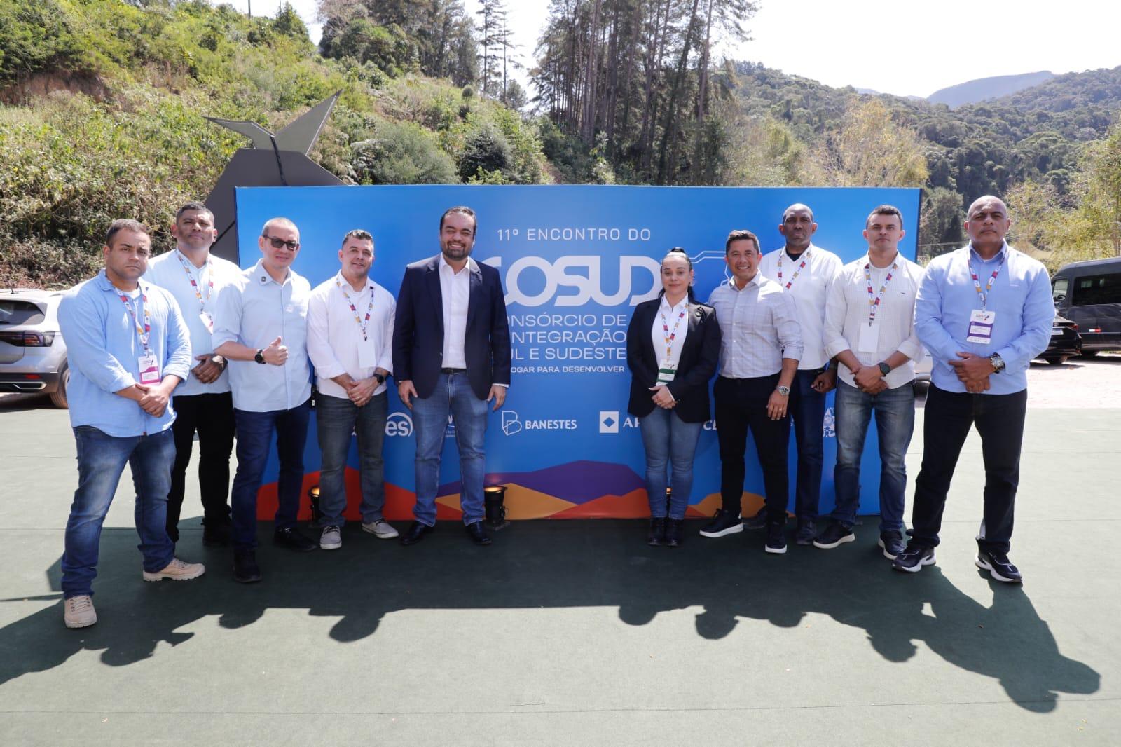 Consórcio de Integração dos Estados do Sul e Sudeste (COSUD), realizado no estado do Espírito Santo, entre os dias 08 e 10 de agosto de 2024