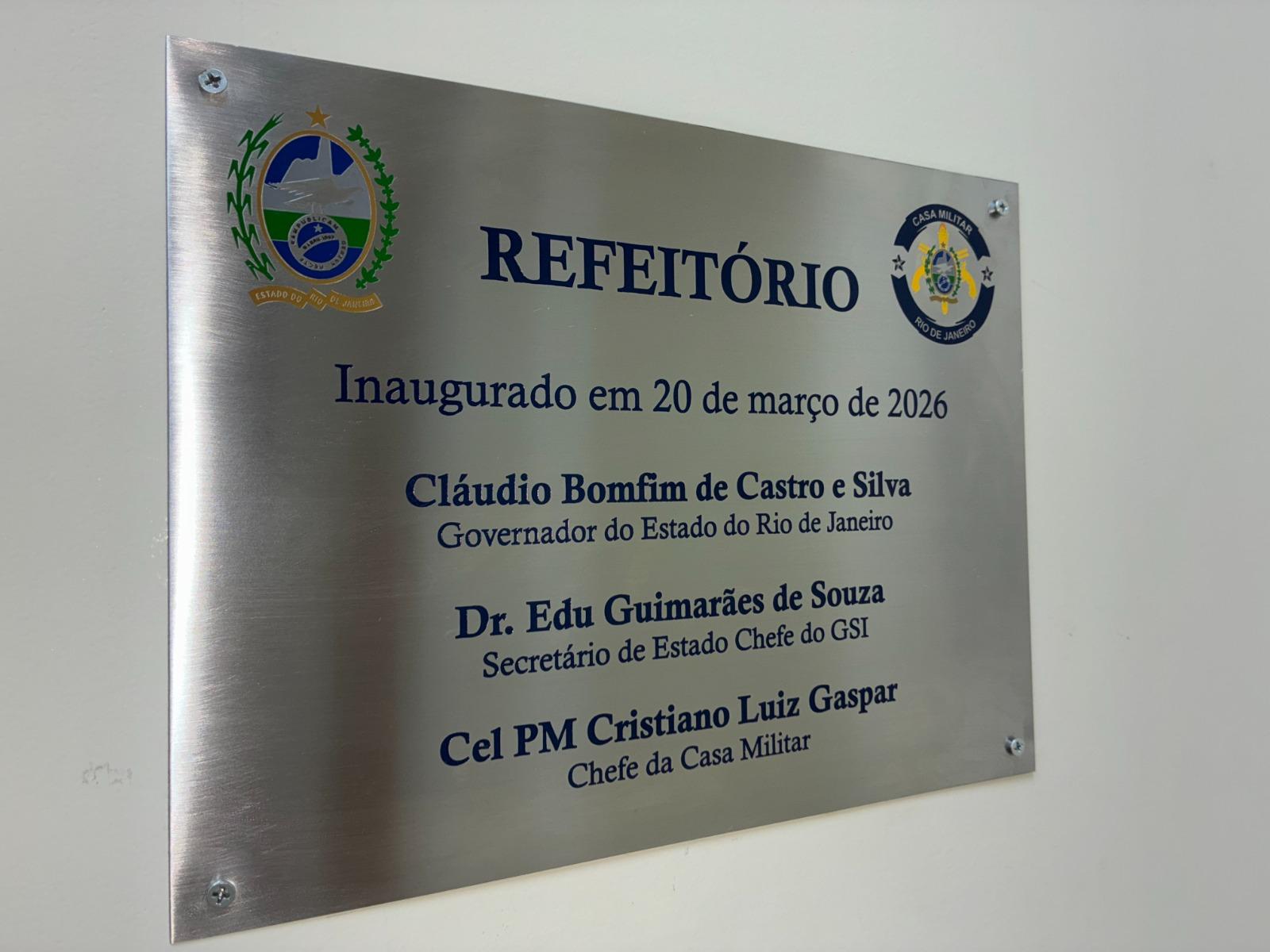 Inauguração Refeitório Casa Militar