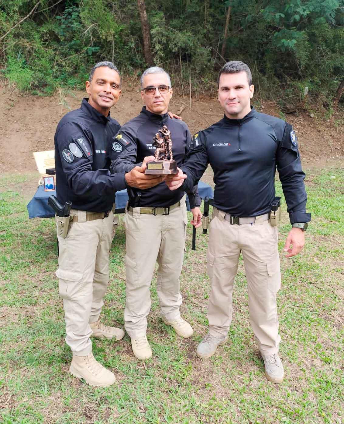Integrantes da Subsecretaria da Casa Militar conquistam bons resultados em competição de tiro da PMERJ