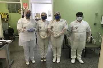 Equipe médica da Coordenadoria de Saúde da SSMGSI